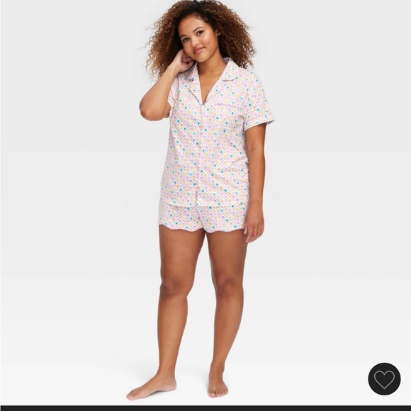 Roller Rabbit x Target Heart Print Pajama Set - Picture 3 of 5